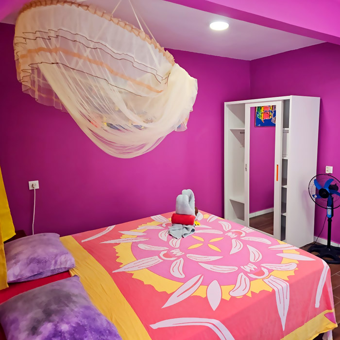 Chambres de la pension Tereia à Maupiti Chambres de la pension Tereia à Maupiti