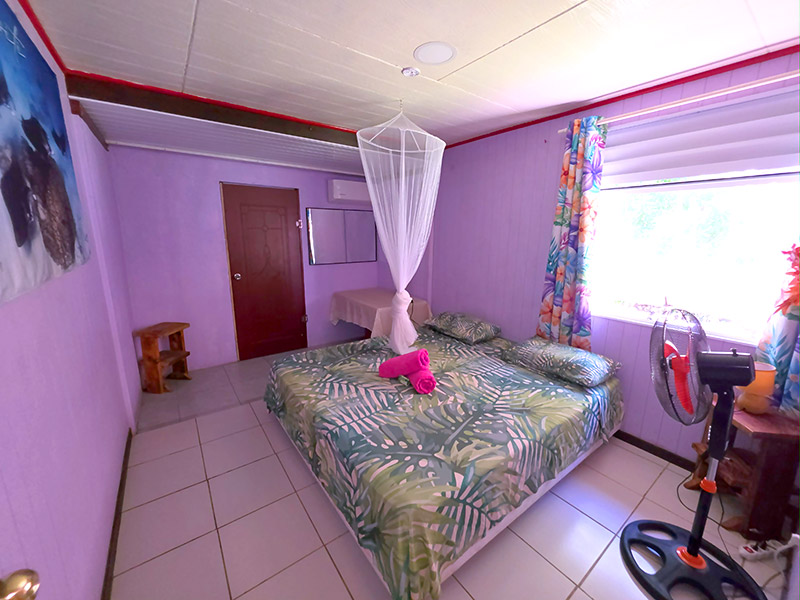 Double room at Pension Tereia in Maupiti